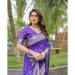 Picture of Beautiful Silk Midnight Blue Saree