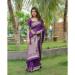 Picture of Well Formed Silk Dark Orchid Saree