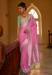 Picture of Beautiful Chiffon Pale Violet Red Saree