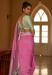 Picture of Beautiful Chiffon Pale Violet Red Saree