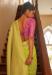 Picture of Elegant Chiffon Yellow Green Saree