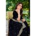 Picture of Charming Georgette Black Saree