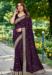 Picture of Grand Georgette Purple Saree