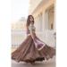 Picture of Fascinating Georgette Burly Wood Lehenga Choli