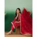 Picture of Exquisite Silk Maroon Straight Cut Salwar Kameez