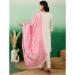 Picture of Resplendent Silk White Straight Cut Salwar Kameez