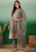 Picture of Fine Silk Sea Green Straight Cut Salwar Kameez