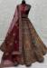 Picture of Pleasing Georgette Maroon Lehenga Choli