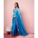 Picture of Good Looking Organza Dark Cyan Saree