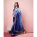 Picture of Statuesque Organza Midnight Blue Saree