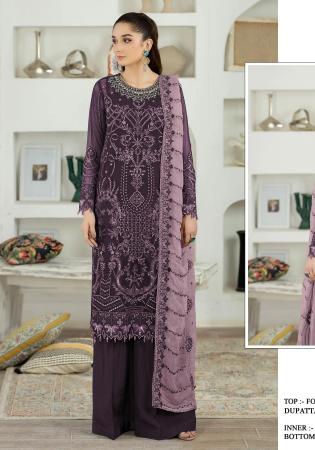 Picture of Beautiful Georgette Black Straight Cut Salwar Kameez