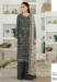 Picture of Georgette Dark Slate Grey Straight Cut Salwar Kameez