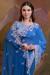 Picture of Appealing Georgette Navy Blue Saree