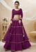 Picture of Alluring Georgette Purple Lehenga Choli