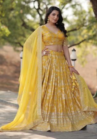 Picture of Grand Chiffon Moccasin Lehenga Choli