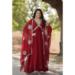 Picture of Beauteous Georgette Maroon Readymade Gown