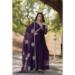 Picture of Marvelous Georgette Purple Readymade Gown