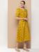 Picture of Rayon & Georgette Golden Rod Kurtis And Tunic