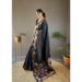 Picture of Gorgeous Silk Black Saree