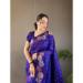 Picture of Taking Silk Dark Slate Blue Saree