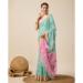 Picture of Grand Cotton Light Steel Blue Saree