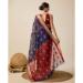 Picture of Stunning Cotton Midnight Blue Saree