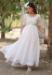 Picture of Fascinating Georgette White Readymade Gown