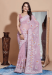 Picture of Shapely Georgette Rosy Brown Saree