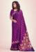 Picture of Fine Silk Purple Saree