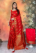 Picture of Resplendent Silk Fire Brick Saree