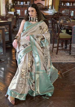 Picture of Comely Silk Rosy Brown Saree