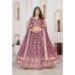 Picture of Superb Chiffon Rosy Brown Lehenga Choli