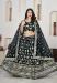 Picture of Good Looking Chiffon Black Lehenga Choli