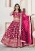 Picture of Elegant Chiffon Saddle Brown Lehenga Choli