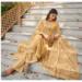 Picture of Lovely Georgette Khaki Straight Cut Salwar Kameez