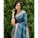 Picture of Nice Silk Dark Cyan Saree