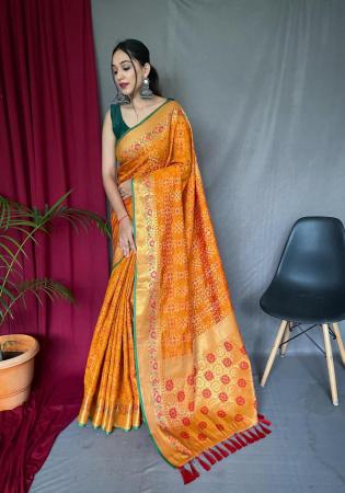 Picture of Classy Silk Sandy Brown Saree