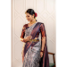 Picture of Magnificent Silk Rosy Brown Saree