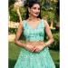 Picture of Classy Net Powder Blue Lehenga Choli