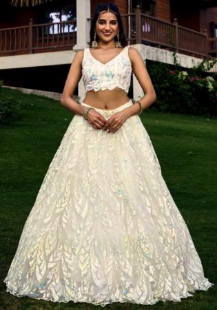 Picture of Lovely Net Linen Lehenga Choli