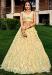 Picture of Good Looking Net Pale Golden Rod Lehenga Choli