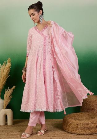 Picture of Beautiful Cotton Pink Kurtis & Tunic