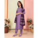 Picture of Resplendent Silk Rosy Brown Readymade Salwar Kameez