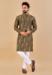 Picture of Nice Cotton Dark Olive Green Kurtas