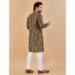 Picture of Nice Cotton Dark Olive Green Kurtas