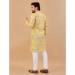 Picture of Graceful Cotton Pale Golden Rod Kurtas