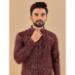 Picture of Elegant Cotton Maroon Kurtas