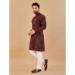 Picture of Elegant Cotton Maroon Kurtas