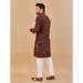 Picture of Elegant Cotton Maroon Kurtas