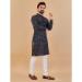 Picture of Gorgeous Cotton Navy Blue Kurtas